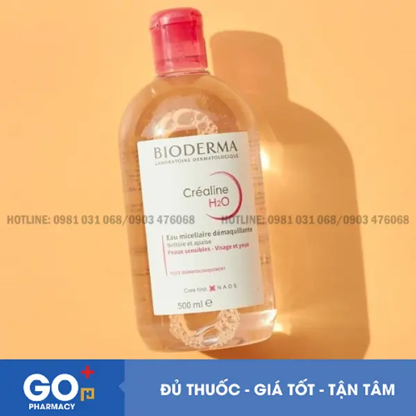 Tẩy trang Bioderma Crealin 500ml